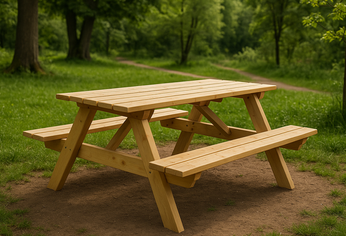 Το τραπέζι σε έναν κήπο